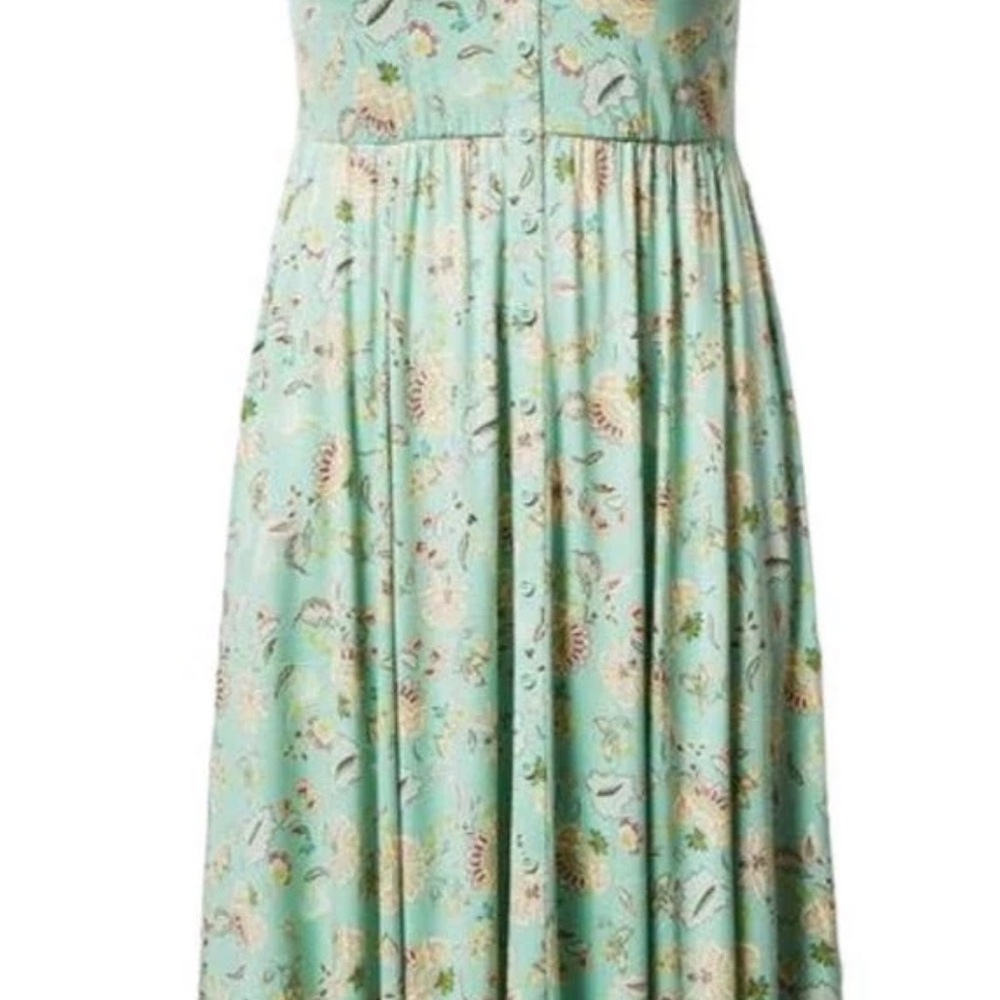 Torrid Mint Green Floral Maxi Dress